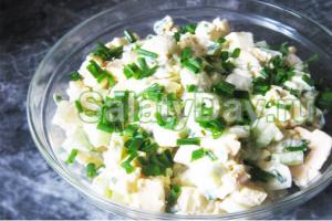 Вкусные и легко приготавливаемые салаты